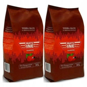 2 x Yerba Mate Mateine Guarana 500g