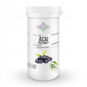 Acai Ekstrakt 500 mg 60Kaps Soul Farm