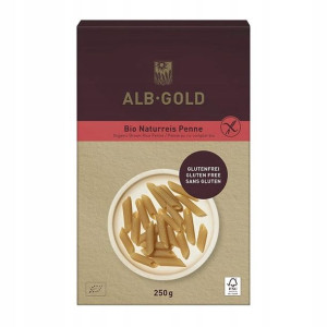 Makaron Ryżowy Razowy Penne BG Bio 250g Alb Gold