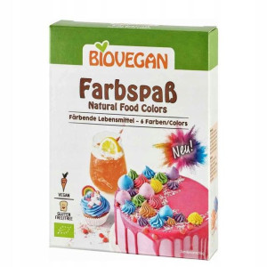 Barwniki Spożywcze Bio 6 x 8g Biovegan