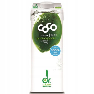 Ekologiczna Woda Kokosowa 1L Coco Dr. Martins
