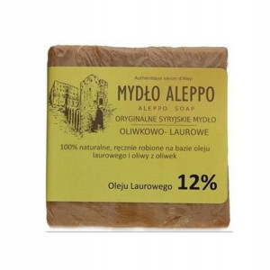 Syryjskie Mydło Aleppo Olej Laurowy 12% 190g Biomi