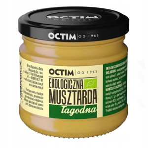 Musztarda Łagodna Bio 180g Octim