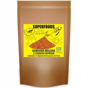 Kurkuma Mielona z Pieprzem Bio 200g Bio Planet