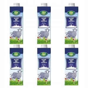 6x Owcze Mleko UHT Minimum 4,5% Bio 0,75l Leeb
