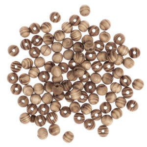 Drewniane koraliki kulki sosnowe 10mm 100szt GRKO-129 Dalprint