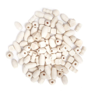 Drewniane koraliki mix 50g. GRKO-108 Dalprint
