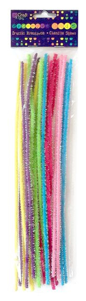 Druciki kreatywne Opalizujące 30 cm (18 szt.) KSDR-011 Dalprint