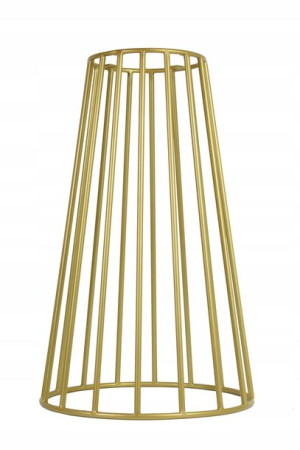 Noga metalowa, złota do stołu 72 cm, pręt 12mm