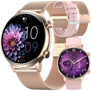 Smartwatch Zegarek Damski Dla Kobiety Amoled Puls