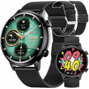 Smartwatch Zegarek Damski Tętno Ciśnienie Rozmowy
