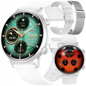 Smartwatch Zegarek Damski Rozmowy Ciśnienie Menupl
