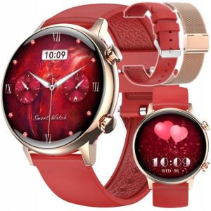 Smartwatch Zegarek Damski Rozmowy Ciśnienie Menupl