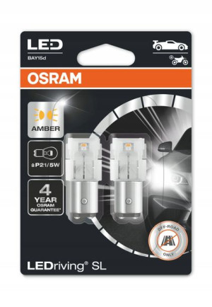 Zarowka Led P21/5w Osram 2 Szt.zolta