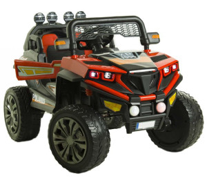 Auto na akumulator dla dzieci 4x4 skóra EVA pilot