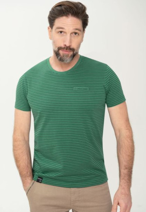 Koszulka Męska T-shirt W Paski Volcano T-palms S