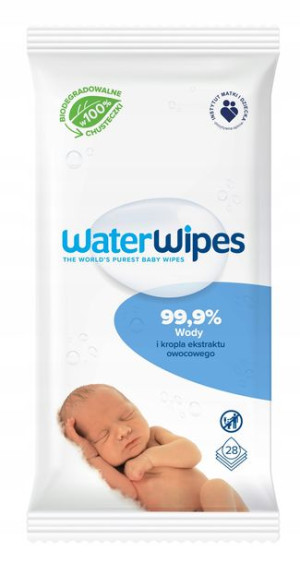 WaterWipes BIO Chusteczki biodegradowalne DZIECI 28 szt.