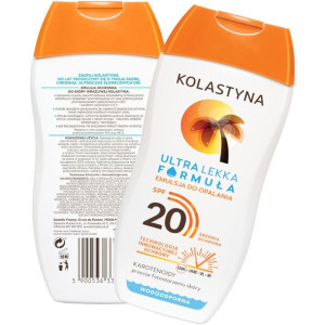 KOLASTYNA EMULSJA DO OPALANIA SPF 20 ultra lekka
