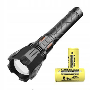 Latarka XHP160 Zoom USB +2x26650 LiitoKala 5100mAh