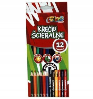 Kredki ścieralne 12 PENMATE