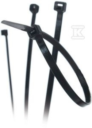 Opaska kablowa CV-160 STW (160x4,8mm) (UV) czarna OPK=100SZT.
