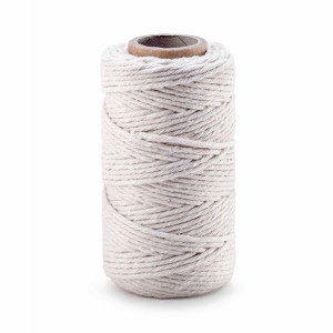 Sznurek bawełniany do makramy 2mm 100g biały LIN-2-100B Dalprint