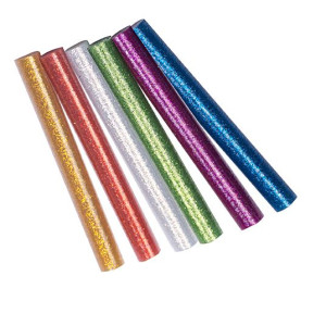 Wkłady klejowe brokatowe 11mm 6szt DPPK-006 Dalprint