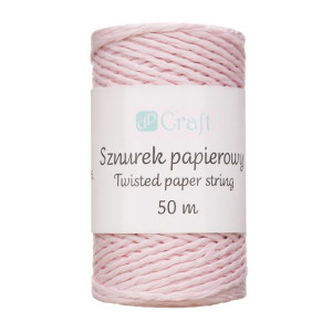 Sznurek papierowy skręcany 50m DPSZ-017 Dalprint różowy
