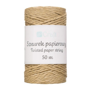 Sznurek papierowy skręcany 50m DPSZ-017 Dalprint kraft brązowy