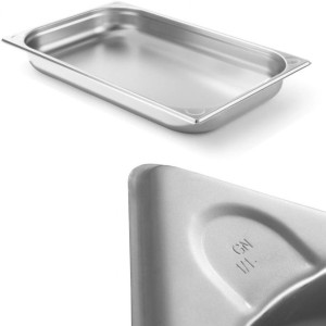 Pojemnik Gastronomiczny Gn 1/1 Stalowy 40mm 5,3l