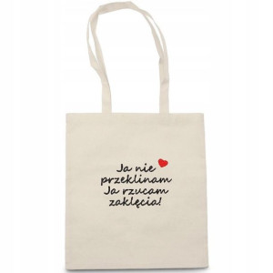 Torebka bawełniana HUMOR nie przeklinam to ZAKLECIA!