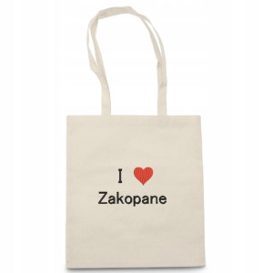 Torba ecru EKO Kocham Zakopane INNE Miasta GÓRY