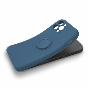 Etui Finger Ring Do Apple Iphone 12 Mini Niebieski