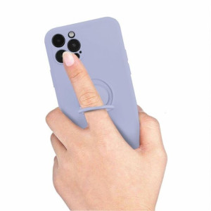 Etui Finger Ring Do Apple Iphone 12 Pro Max Fioletowy
