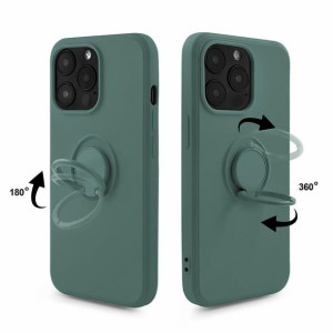 Etui Finger Ring Do Apple Iphone 13 Mini Zielony
