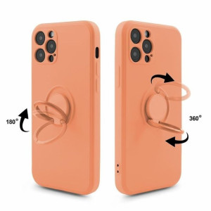 Etui Finger Ring Do Samsung S22 Ultra Pomarańczowy