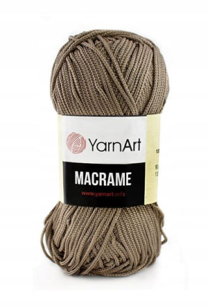Sznurek poliestrowy YarnArt Macrame 1,5 ciemny beż