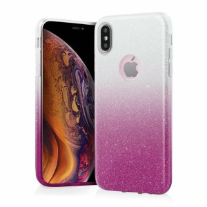 Etui Glitter Do Motorola Moto C+ Srebrno Różowy