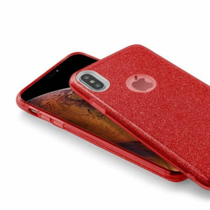 Etui Glitter Do Xiaomi Redmi 5+ Czerwony