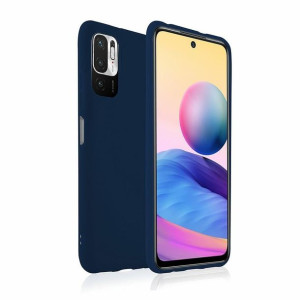 Etui Matte Do Samsung A42 5g Granatowy