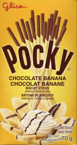 Pocky Paluszki Czekolada Banan 42g