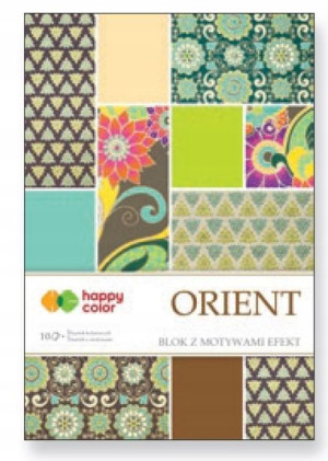 Blok Effect Orient 10 arkuszy HAPPY COLOR