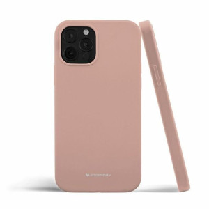 Etui Mercury Silicone Do Xiaomi Mi Note 10 Lite Różowo Piaskowy