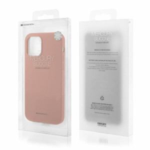 Etui Mercury Silicone Do Samsung S22 Ultra Różowo Piaskowy