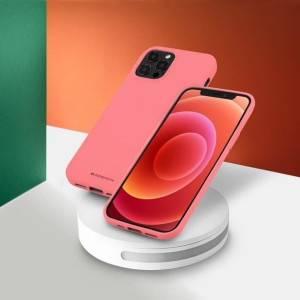 Etui Mercury Soft Feeling Do Apple Iphone 12/12 Pro Różowy