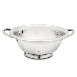 Cedzak Kuchenny Głęboki Stalowy 22 Cm