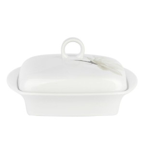 Maselniczka Z Pokrywką Porcelanowa 16.8x12.3 Cm