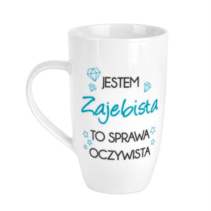 Kubek Porcelanowy "jestem Zejebista To Sprawa Oczywista" 400 Ml