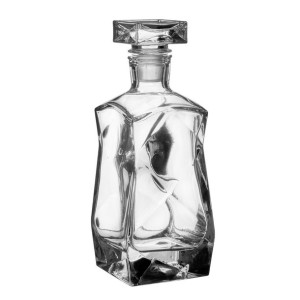 Karafka Na Alkohol Szklana Z Korkiem 750 Ml