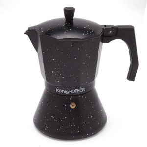 Kawiarka Aluminiowa Black Granite Marble 450 Ml